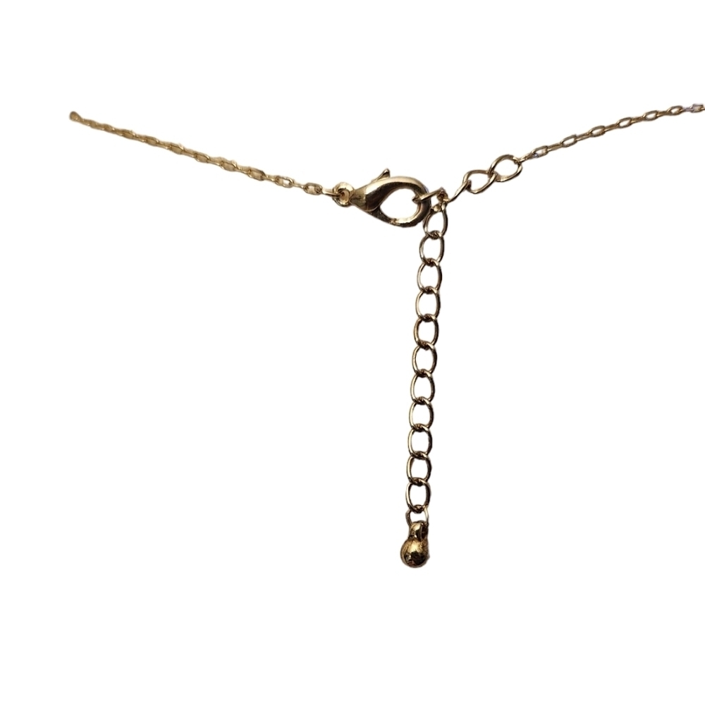 Hamsa Hand Evil Eye Horseshoe Peace Sign Necklace - Picture 5 of 14